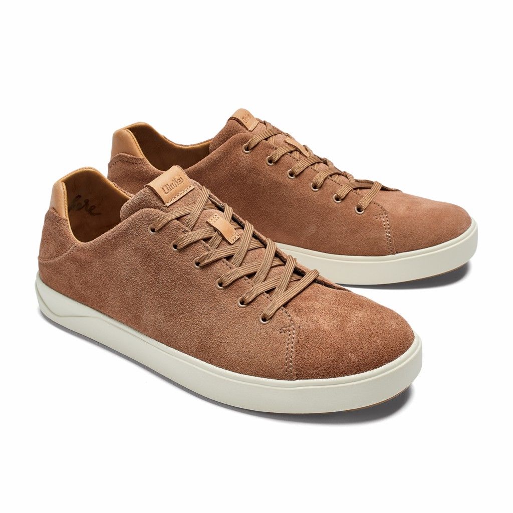 Olukai Men's Lae ahi LI Kala Sneaker - Tan US421-768